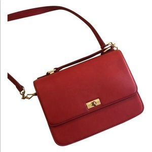 J. Crew Red Box Bag